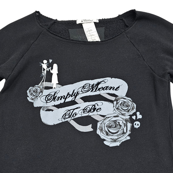 Nightmare Before Christmas Shirt Women Small Disney Park Fleece Jack Skellington - Picture 3 of 12